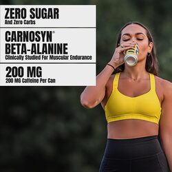 Cellucor C4 Cherry Limeade Original Carbonated Zero Sugar Energy Pre Workout Drink, 12 x 16oz